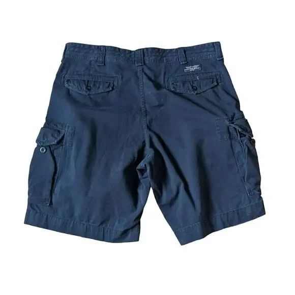 Polo Ralph Lauren Cargo Shorts Men W40 Baggy Classic Chino Preppy Summer Utility - Picture 2 of 6
